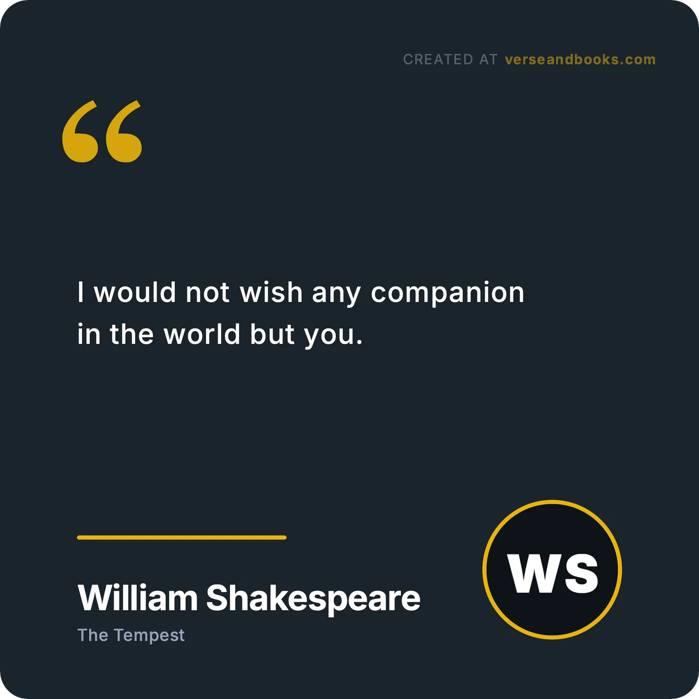 Quote by William Shakespeare